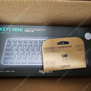 LOGOTECH 로지텍 MX KEYS MINI 그래파이트 + 로지볼트 (미개봉) 판매합니다.