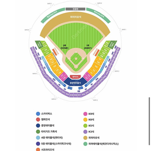 [한국시리즈2차전] 기아 vs 삼성 1루 중앙테이블3연석