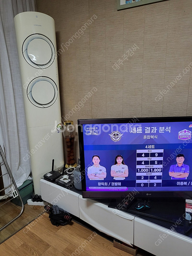 삼성 스탠드 에어컨 10만원 (24평형에서 사용)--1