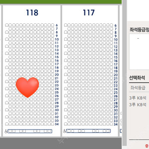 한국시리즈 7차전 삼성라이온즈vs기아타이거즈 티켓팝니다 (3루 K8좌석 2연석)