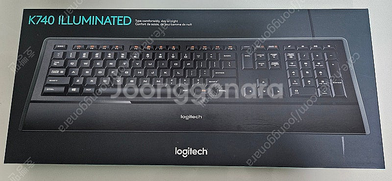 로지텍 일루미네이티드 K740--0