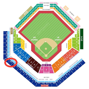 한국시리즈 4차전 삼성 3루 SKY지정석 2연석 4연석