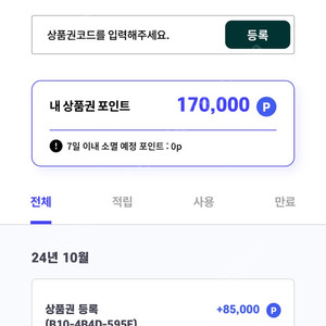 카앤피플 175000 포인트