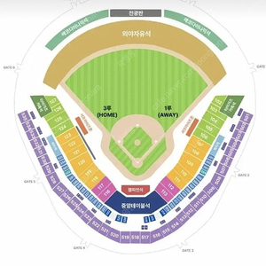 한국시리즈 1차 10/21(월) 외야자유석 판매 기아vs삼성