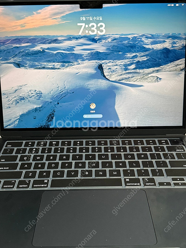 맥북에어 13 m2 256gb--0
