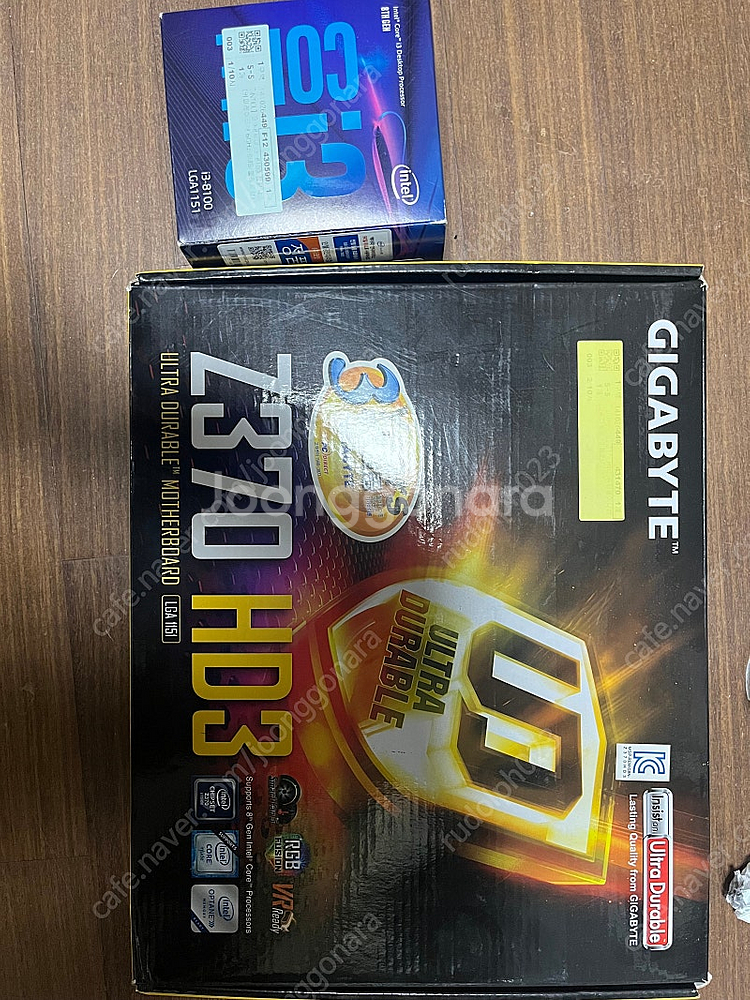 I3 8100 + Z370 HD3--0