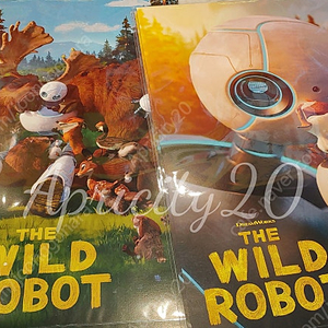 와일드로봇 오리지널 + 특별 포스터 일괄 판매 CGV 메가박스 롯데시네마 씨네큐 The Wild Robot 특별한우정 A3 포스터 선착순 굿즈 양도