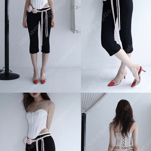 클라따 lace capri pants 카프리 팬츠 바이커쇼츠 블랙