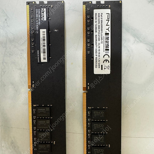 DDR4-2666 PC4-21300 CL19 램 8GB 2개 팝니다.