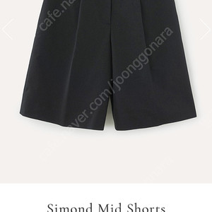 얼바닉30 simond mid shorts 블랙 새상품 팝니다.