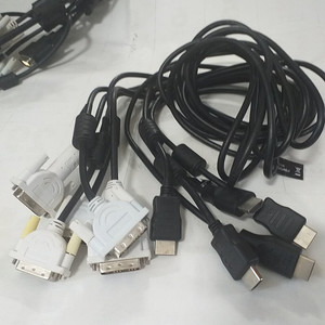 모니터 연결선(HDMI,DVI,RGB, hdmi to dvi) , 전원케이블