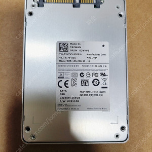 2.5인치 노트북용 SSD 256GB