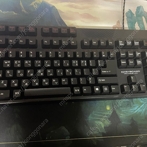 스카이디지탈 Nkeyboard 메카닉 led 적축 판매