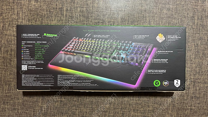 레이저코리아 블랙위도우 V4 프로 한글 Razer Bl...--1