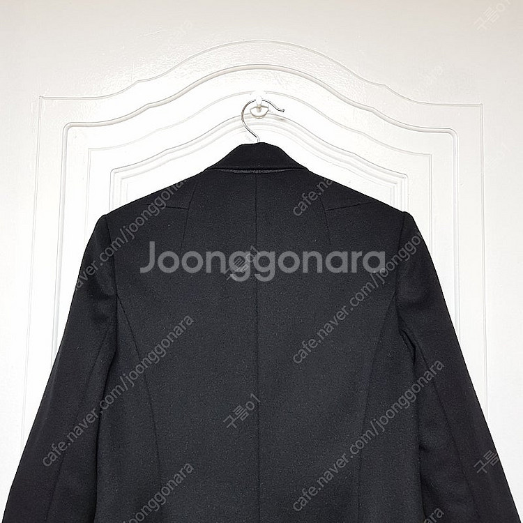 여성 캐시미어 울 모직 혼방 싱글 미디 정장 자켓형 코...--6