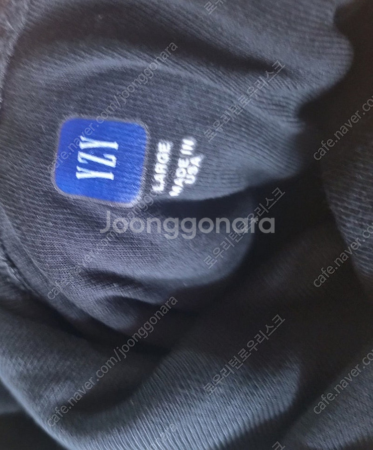 발렌시아가 이지갭 후드티 워시드 블랙 L사이즈 새상품급--0