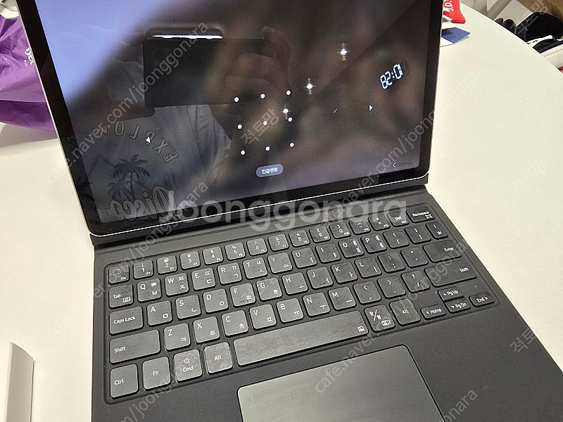 갤럭시탭 s9fe 128 5g 셀룰러와 정품키보드케이스--6