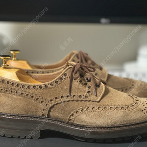 산토니 Santoni 스웨이드 래이스업 구두 uk8 1/2(275)