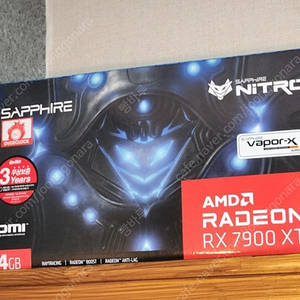 SAPPHIRE 라데온 RX 7900 XTX NITRO+ Vapor-X