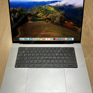 애플 맥북 프로 16인치 m1 pro 32gb 512gb / 배터리 효율 97% ( apple mac book pro m1 )