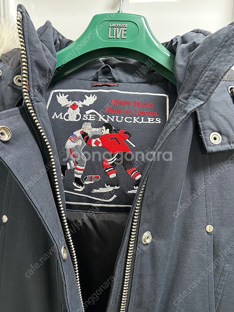 무스너클(MOOSE KNUCKLES)스틸링 파카 네이비...--1