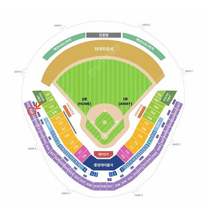 10월28일(월) 한국시리즈 6차전 3루 K3 534블럭 통로3연석/단석 (4연석)