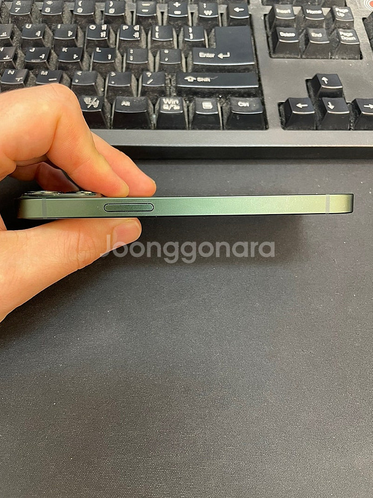 아이폰13미니 256GB 그린 상태좋은중고45만팝니다.--4