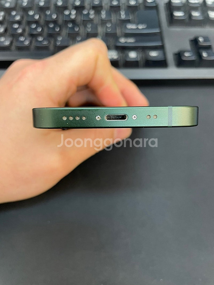 아이폰13미니 256GB 그린 상태좋은중고45만팝니다.--5