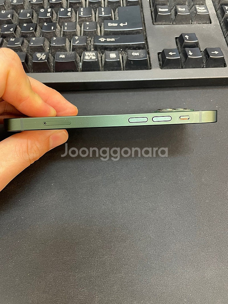 아이폰13미니 256GB 그린 상태좋은중고45만팝니다.--6