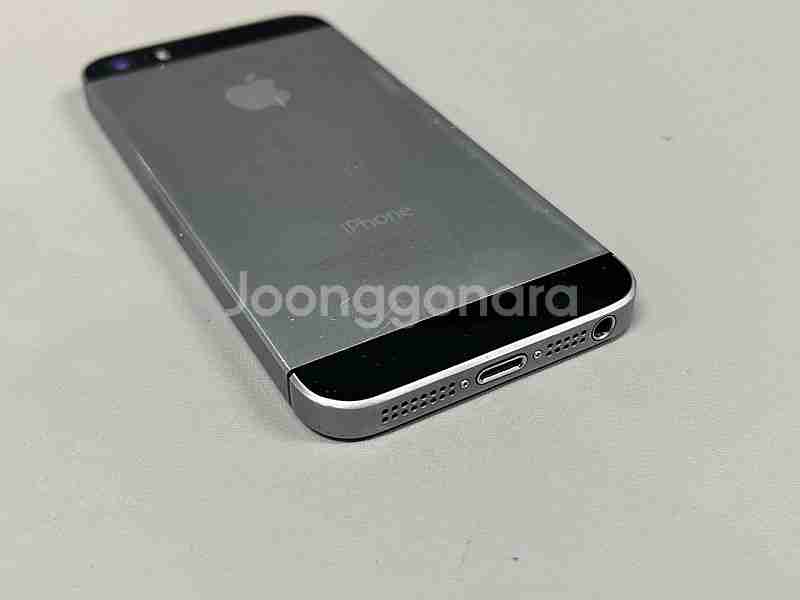 아이폰5S 16기가 스페이스그레이 외관 미파손 단말기 ...--8