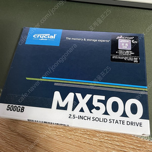 마이크론 MX500 500G 미사용 새제품