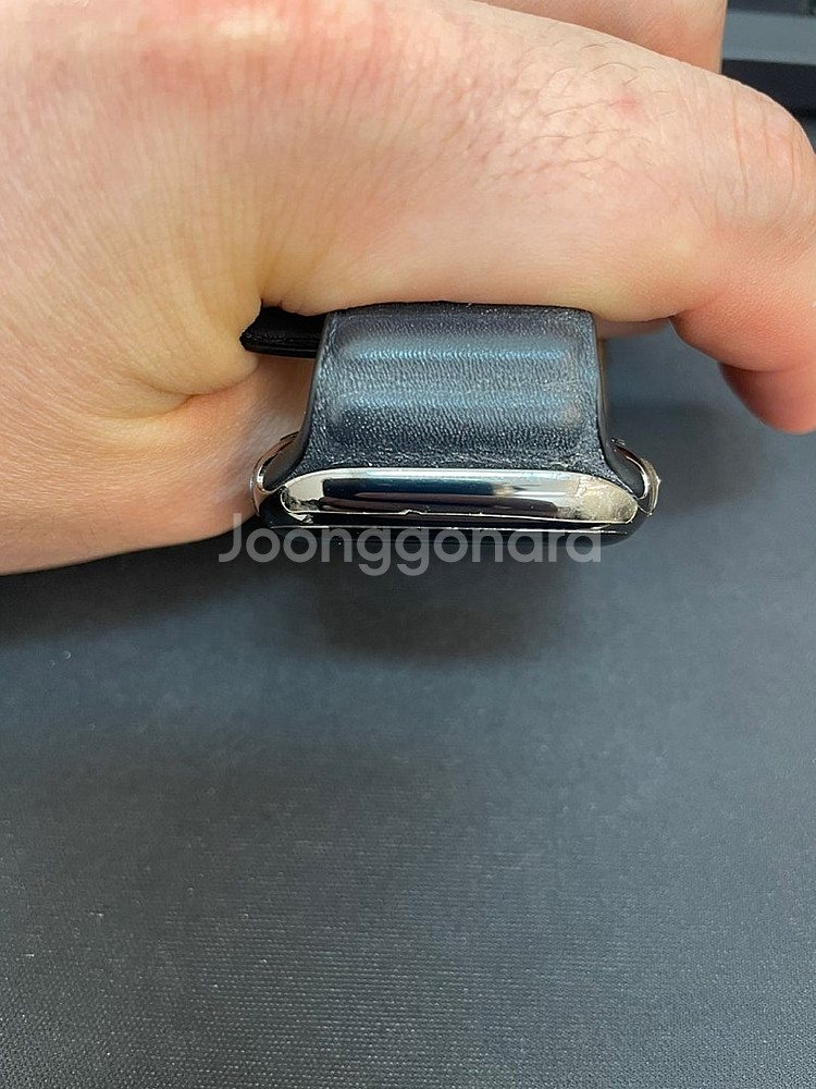 애플워치8 45mm 셀룰러 실버 상태좋은 중고38만팝니...--6