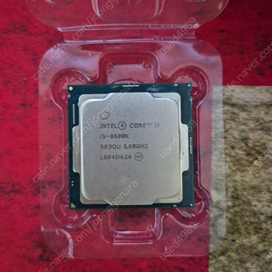 인텔 i5 8600k 팝니다(노뚜따)