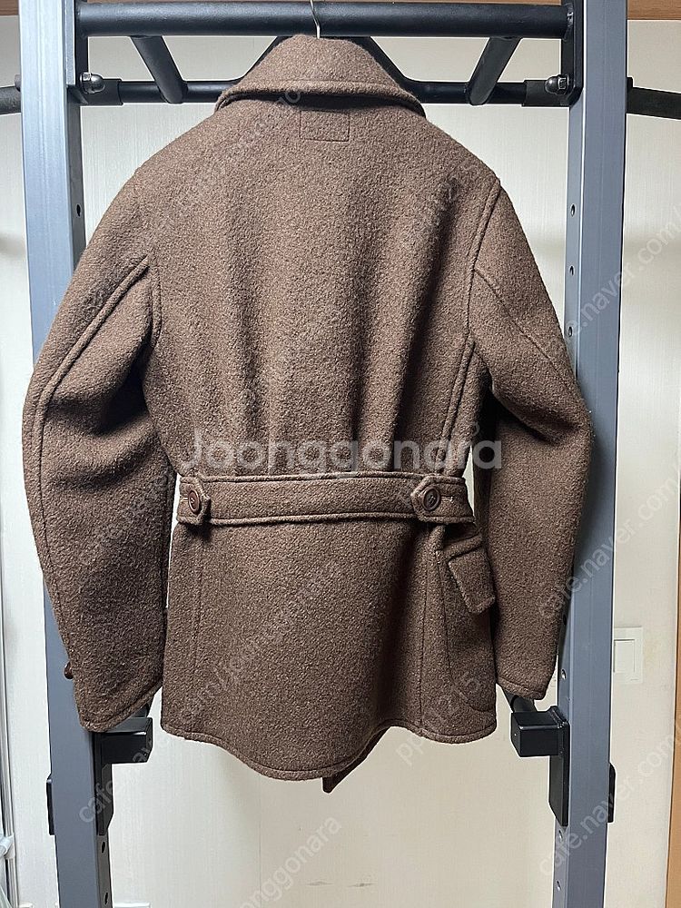 엣라코 브라운 더블 피코트--1