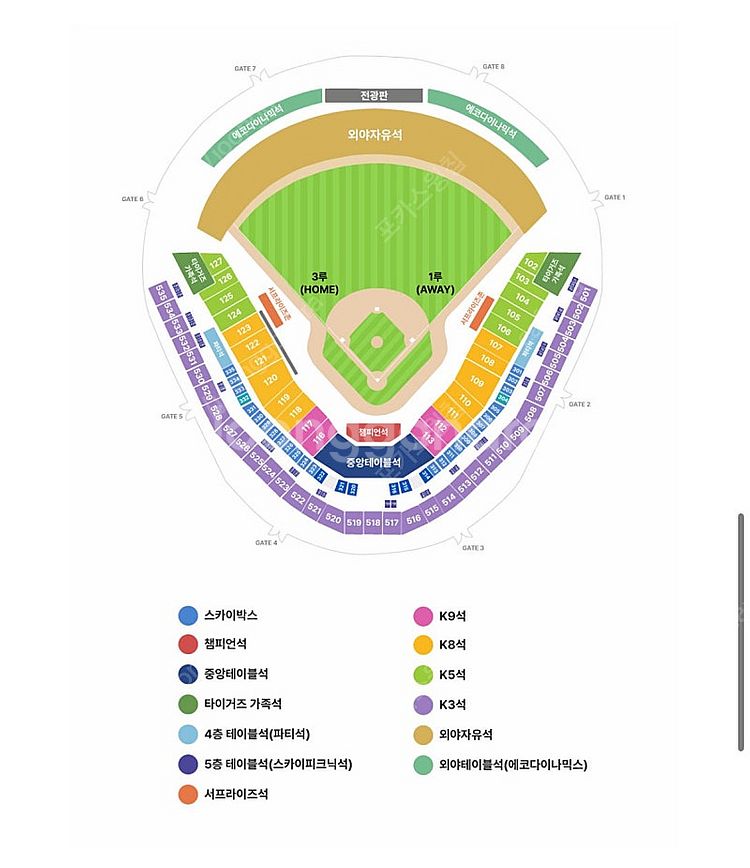 <최저가> 한국시리즈 2차전 3차전 4차전 중앙 1루 ...--0