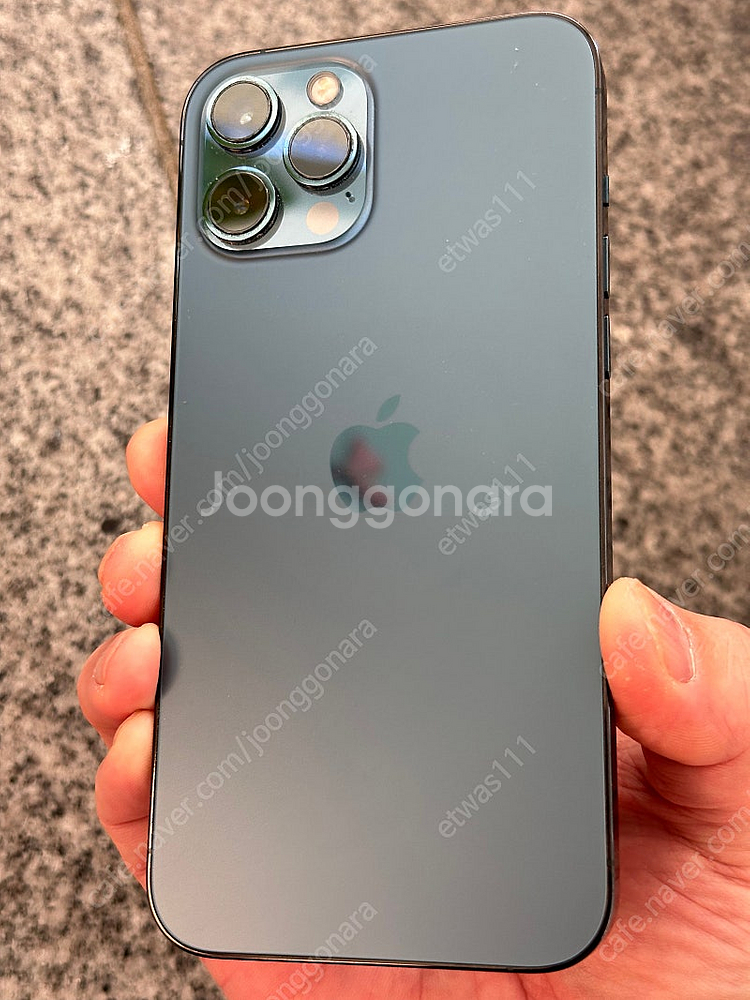 아이폰12 프로맥스 512GB 퍼시픽 블루--4