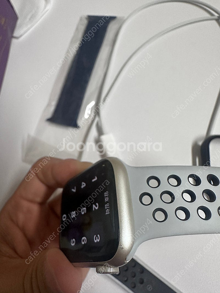 애플워치7 45mm 나이키 wifi--5
