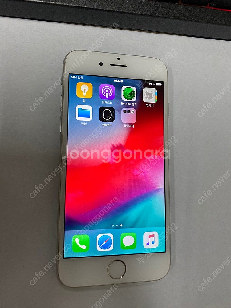 198263 아이폰6 실버 외관깔끔 64GB 배터리성능...--1