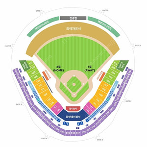 10.27일 (일) 기아VS삼성 KS5차 경기 중앙테이블석 (좌) J4열 2~4연석 1루 중앙테이블석 (우) J6열 2~4연석 양도합니다