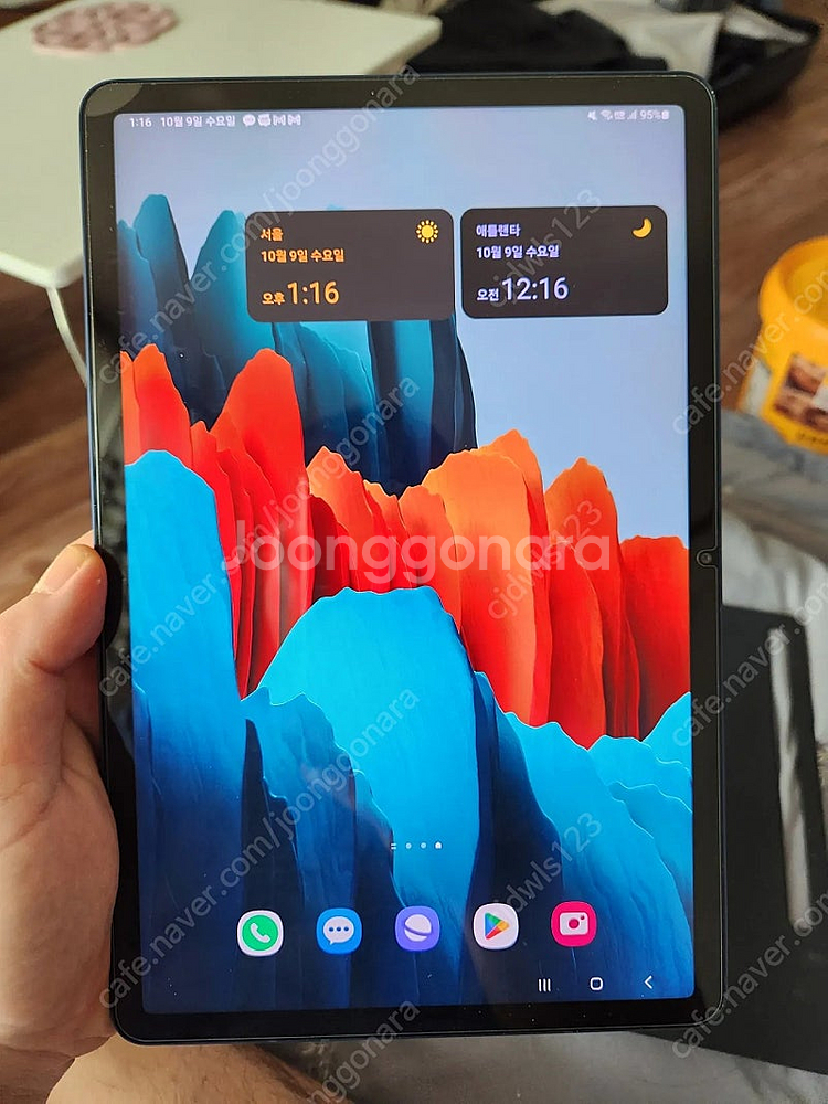 갤럭시 탭s7 lte 512 g 네이비 판매합니다.--0