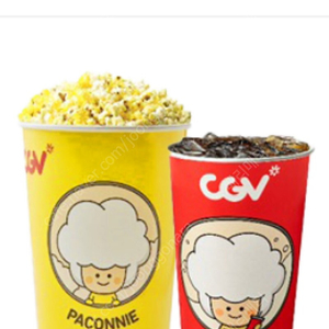 CGV 스몰세트 (팝콘M1 + 콜라M1) 팝니다