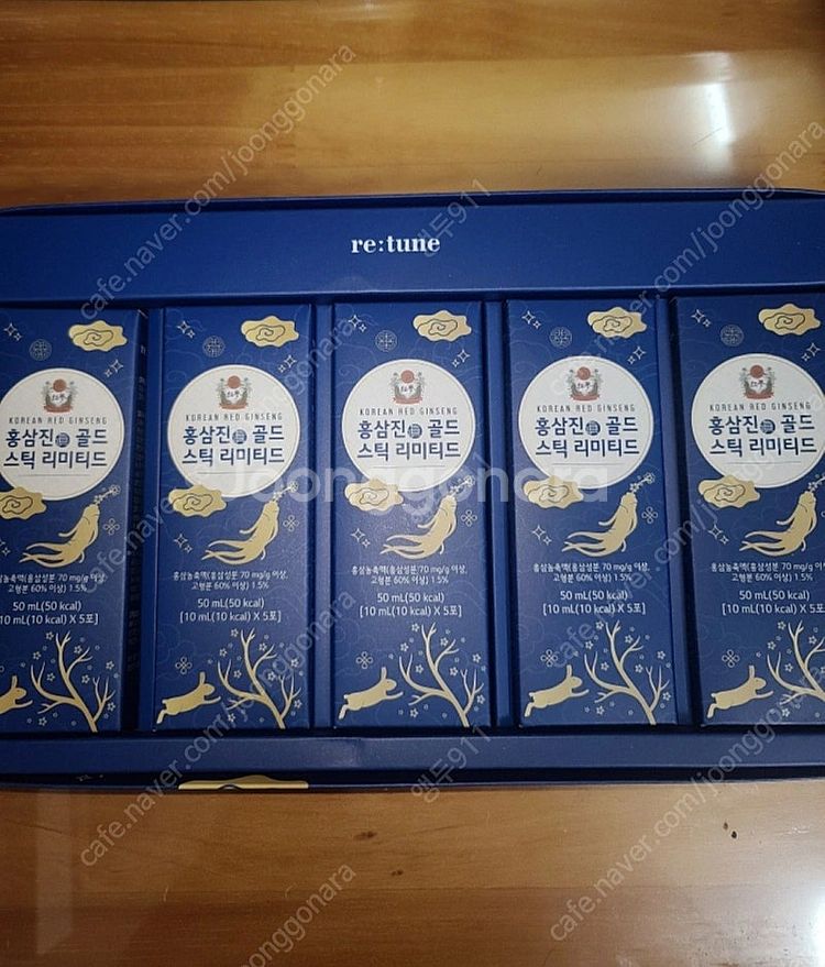 LG 리튠 홍삼진골드 스틱 10ml ×25포--0