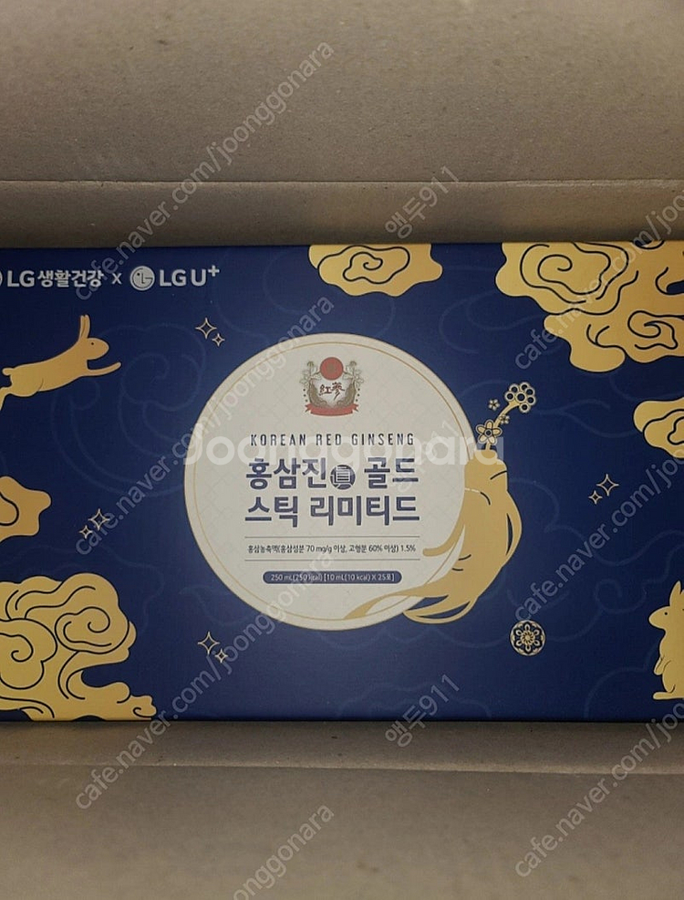 LG 리튠 홍삼진골드 스틱 10ml ×25포--1