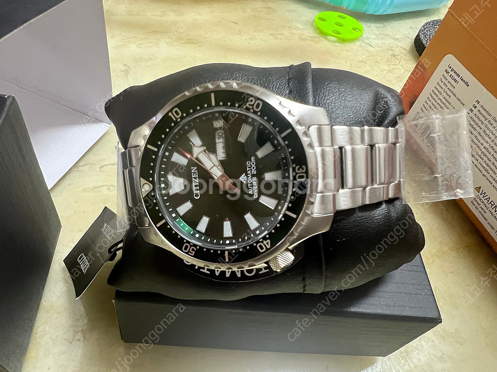 시티즌 citizen 복어 녹판 ny0151-59x 판...--1