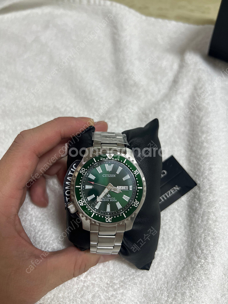 시티즌 citizen 복어 녹판 ny0151-59x 판...--5