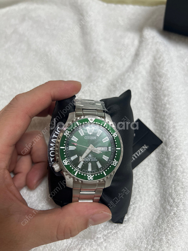 시티즌 citizen 복어 녹판 ny0151-59x 판...--6