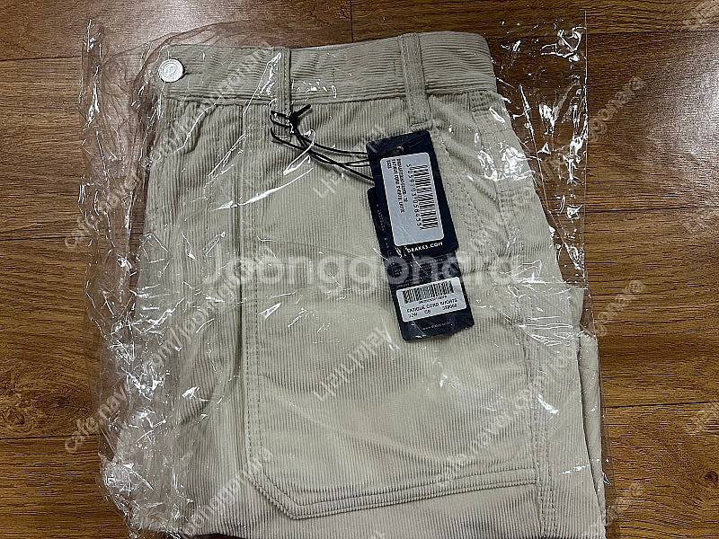 드레익스 23 SS 오트밀 코듀로이 퍼티그 반바지 32...--0