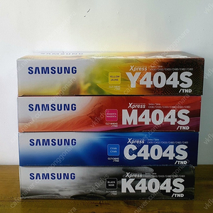 삼성 정품토너 CLT-K404S,C404S,M404S,Y404S 4색 세트