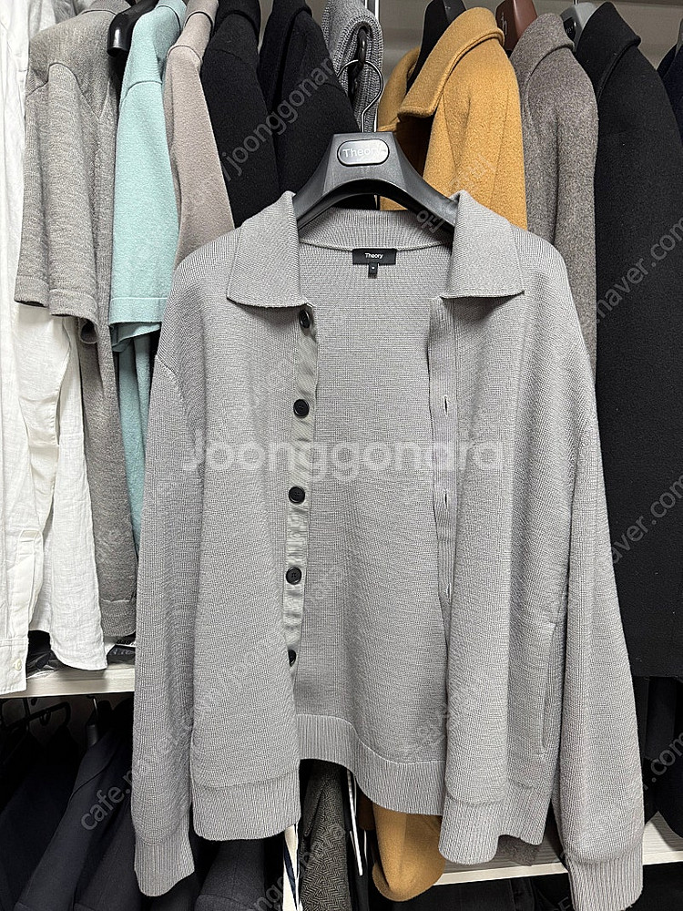 띠어리 카메론 가디건 그레이 M--0
