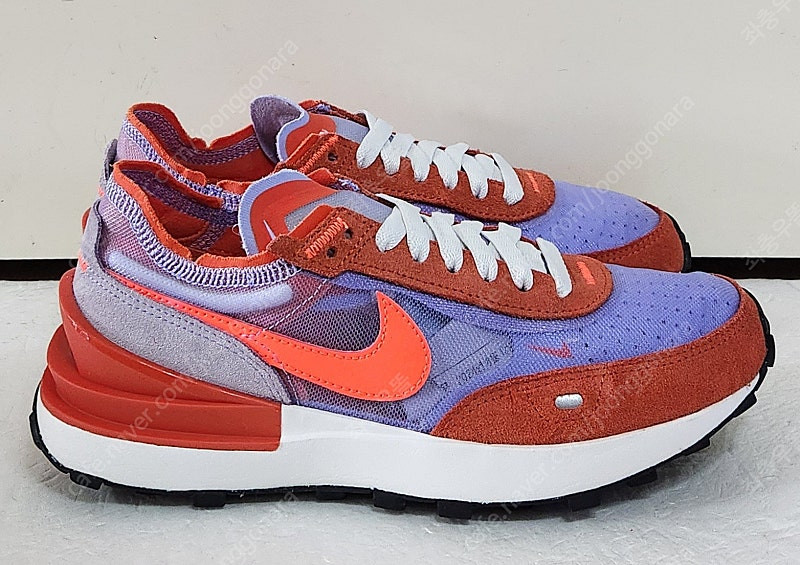 [235] 나이키 와플원 팀오렌지퍼플 WFFL1 매쉬천연소가죽 스웨이드레더LTR 초경량 런닝화스니커즈단화 최저가--3